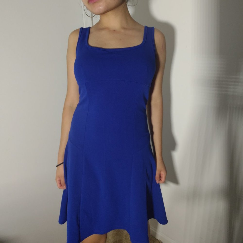 Simple blue dress